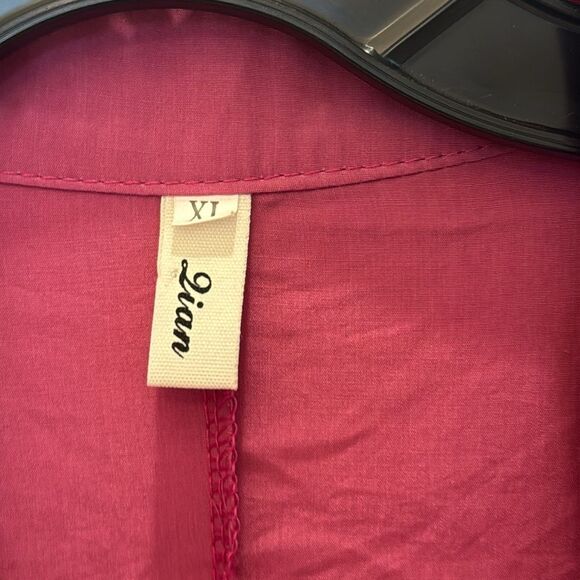 Lian Cotton? Midi Purple Lightweight Dress size Extra Large - Picture 3 of 9